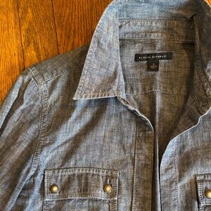 Chambray Pearl Snap